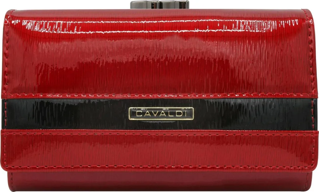 Portafoglio Vintage Donna 4U Cavaldi Pelle Ermegoto Rosso - Senza Tempo