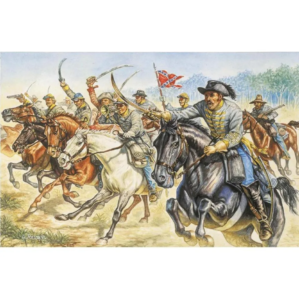 Italeri 6011 Cavalerie Confédérée 1:72 Figurines Guerre de Sécession
