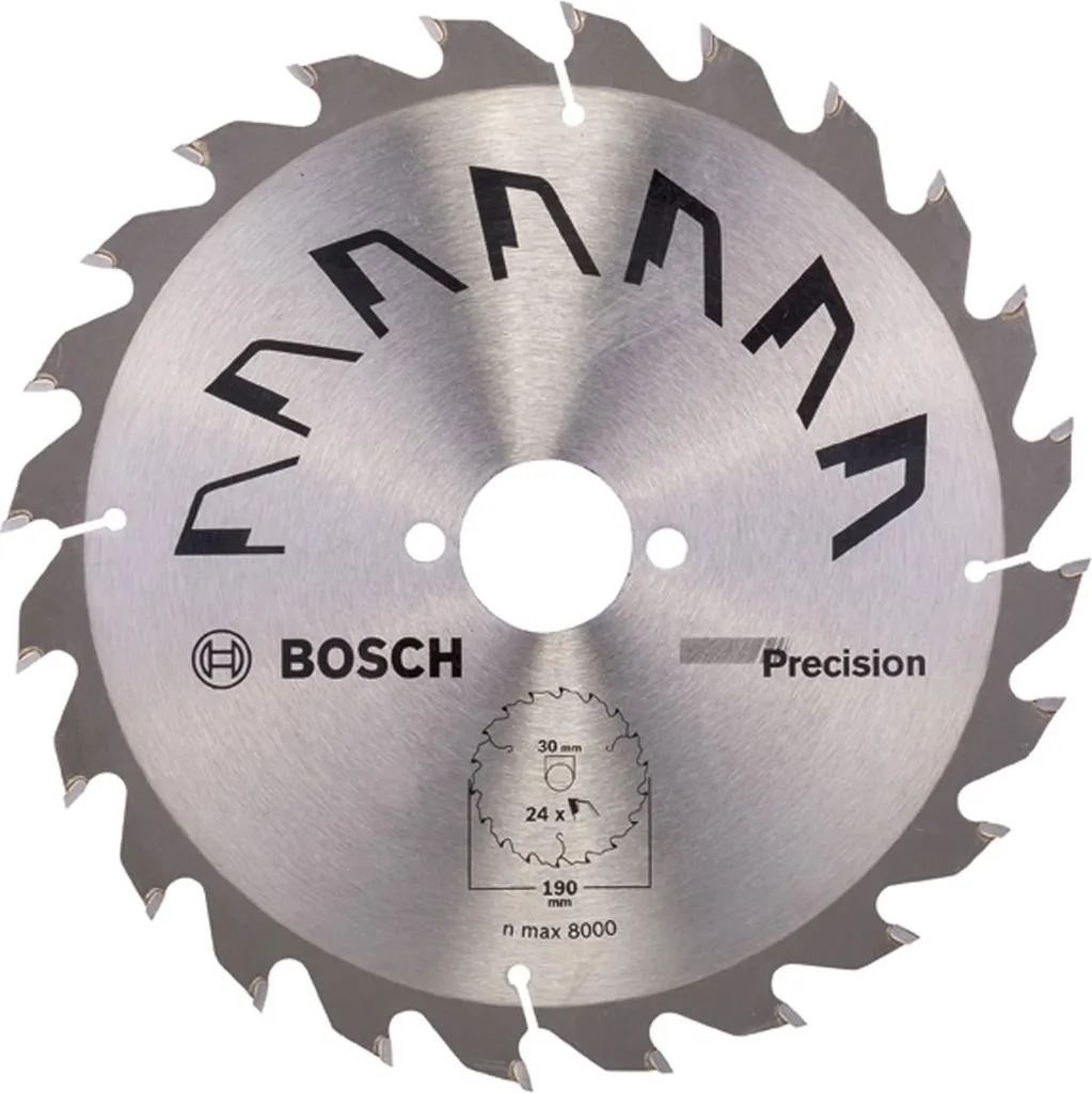Lame scie circulaire 190 mm Z24 alésage 30mm pour des coupes nettes