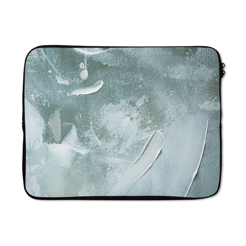 MuchoWow Laptop Hülle 17 Zoll Laptoptasche Acrylfarbe - Abstrakt - Design - Zipper - Schutzabdeckung