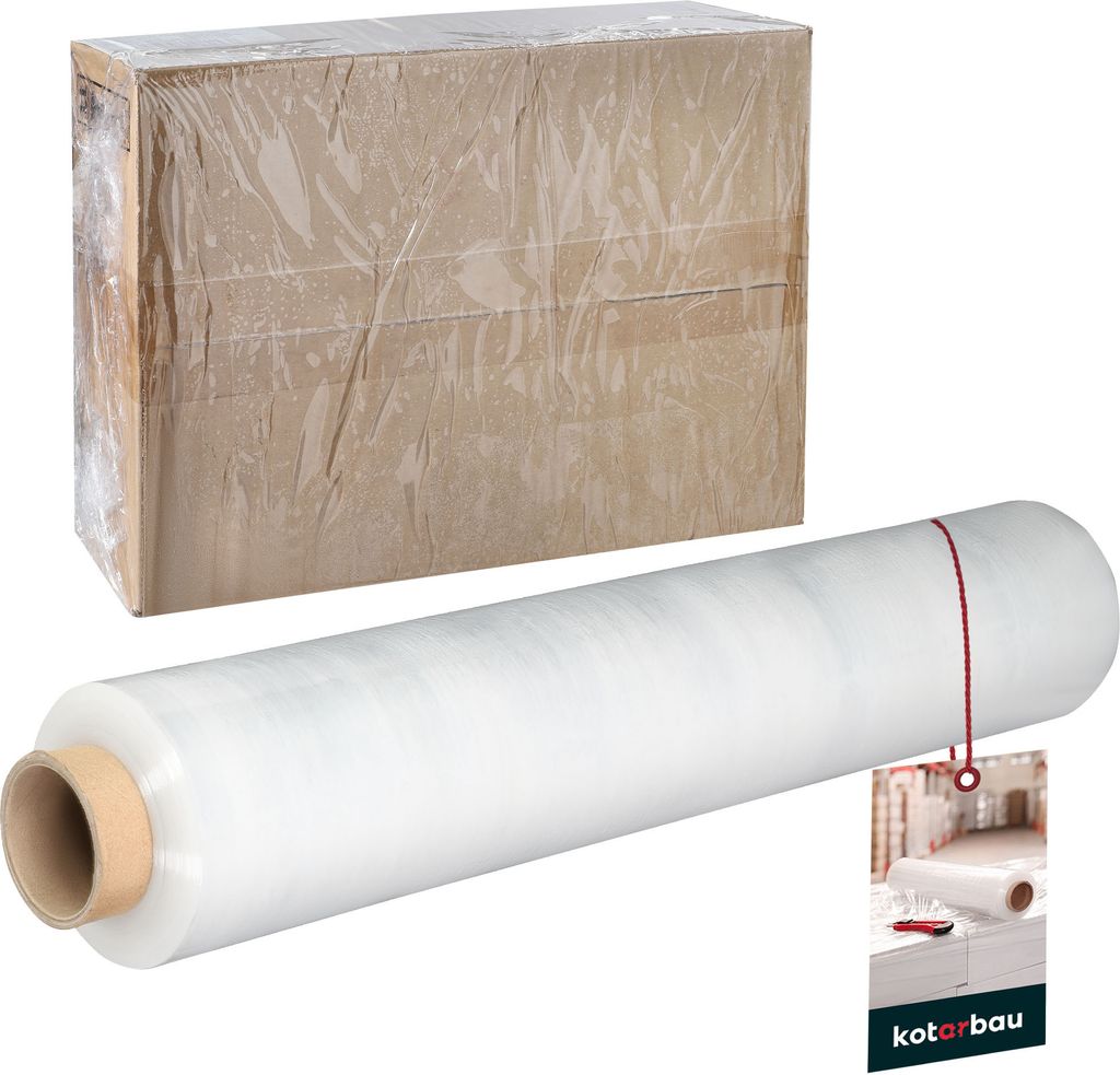 KOTARBAU® Folia do owijania Folia stretch 2,6 kg | dl. 350 Zdjęcie produktu 