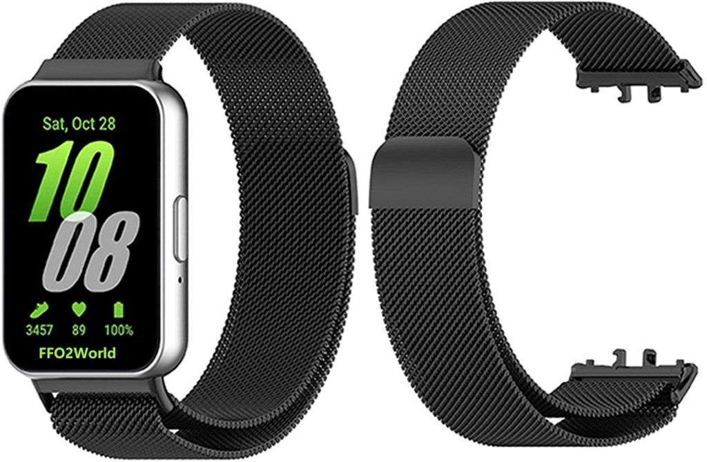 FFO2World Edelstahl-Milanese-Armband, passend für Samsung Produktbild 