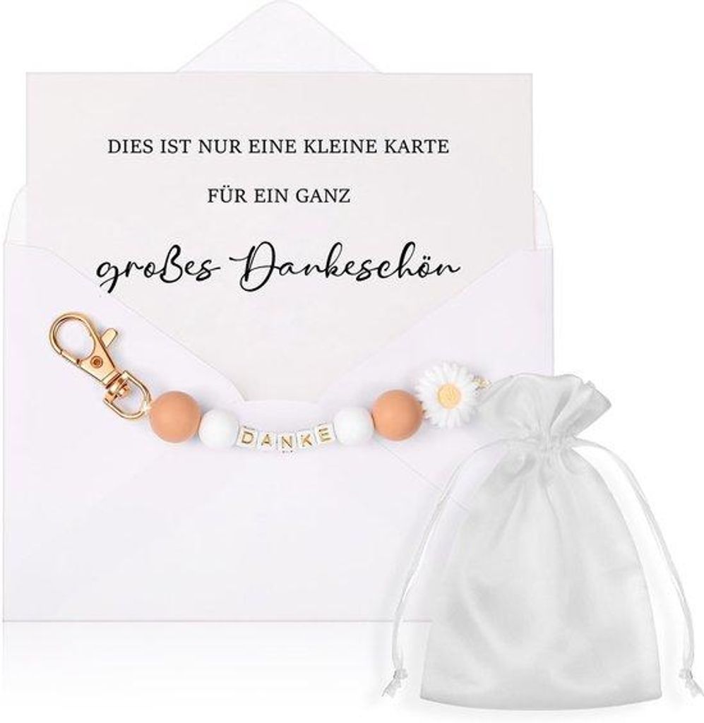 Schnellzugangskarte - Schlüsselanhänger mit Dankkarte - Ideal für Kollegen, Lehrer und Brautjungfer