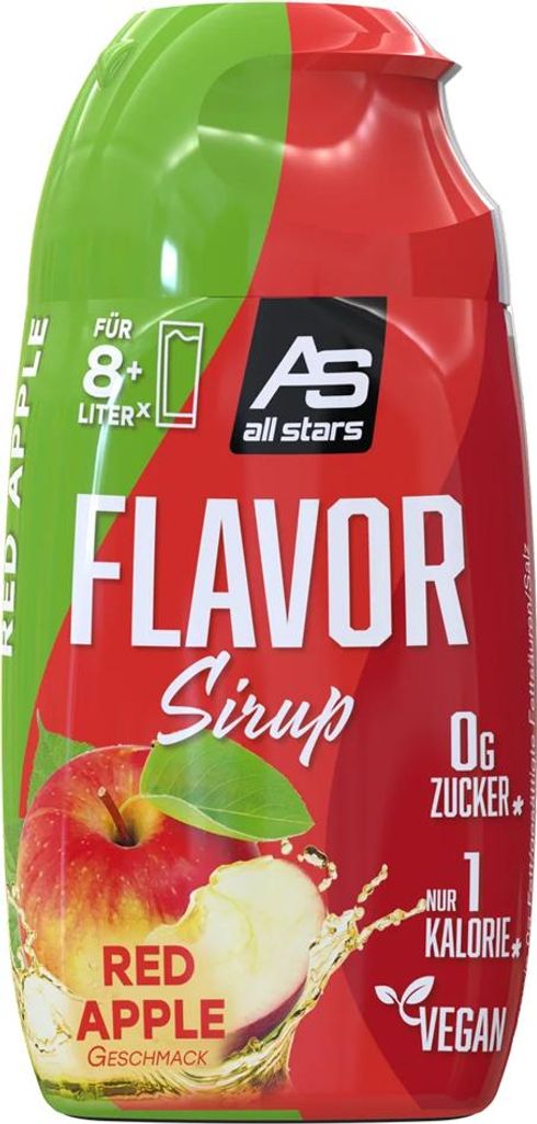 AllStars Flavour Syrop do napojów o smaku czerwonego jabłka Zdjęcie produktu 