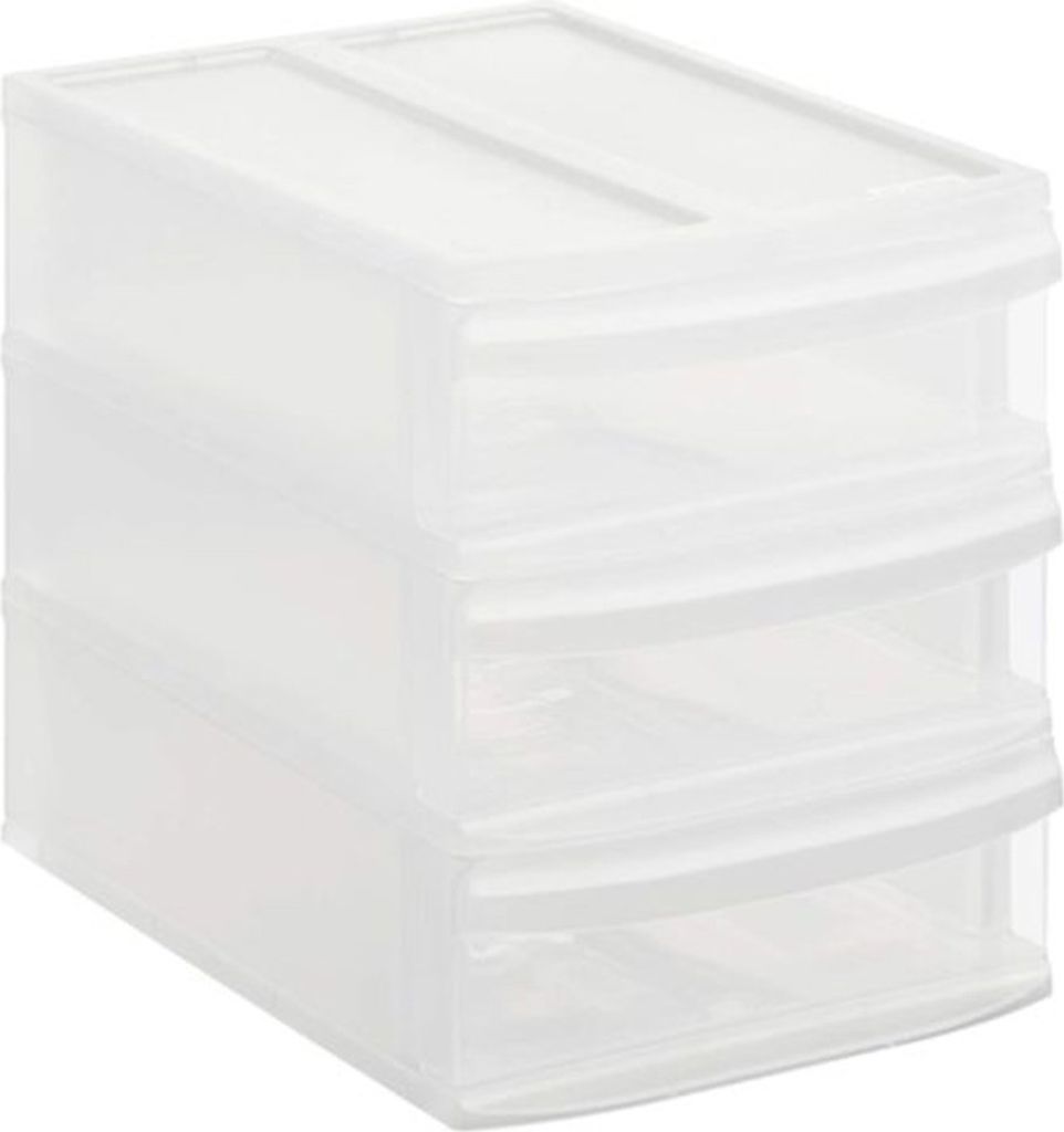 Schubladenbox Tower S SYSTEMIX, Farbe:Transparent Produktbild 