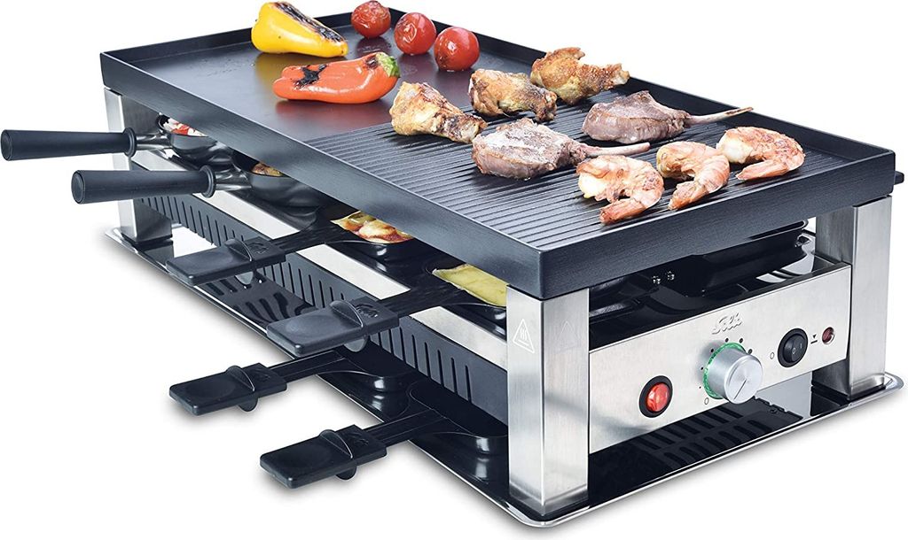 Solis 5 v 1 Raclette Tischgrill, 1400 W, pro 8 osob, Mini Obrázek produktu 