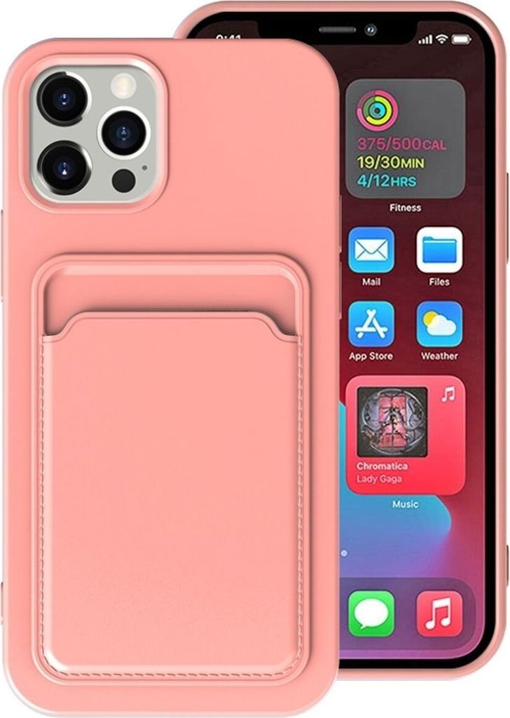 König Design Hülle kompatibel mit Apple iPhone 14 Pro Max Kunststoff Soft Handyhülle - Handy Case Hell-Pink