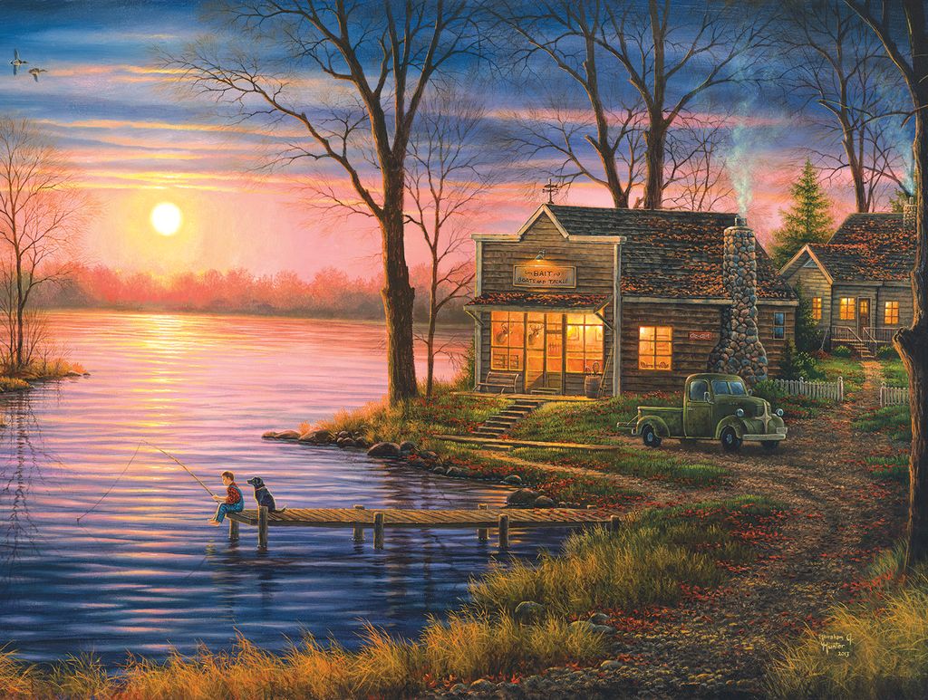 SunsOut Puzzle XXL Teile - Bait Shop - 500 Teile