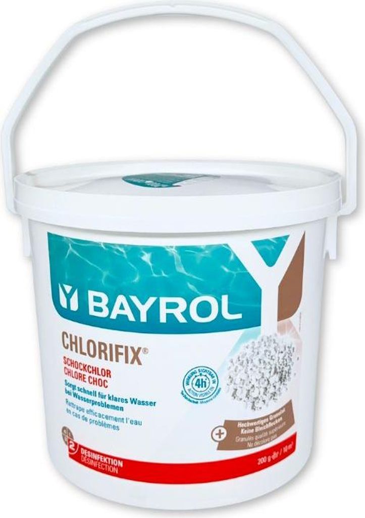 Schnell lösliche chlor-mikrokügelchen 5 kg Bayrol CHLORIFIX Produktbild 