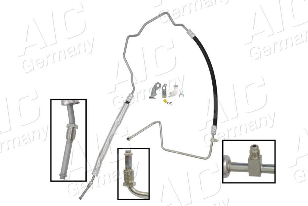 AIC 58454 Servoleitung für RENAULT CLIO II (BB0/1/2, CB0/1/2) von Hydraulikpumpe nach Lenkgetriebe