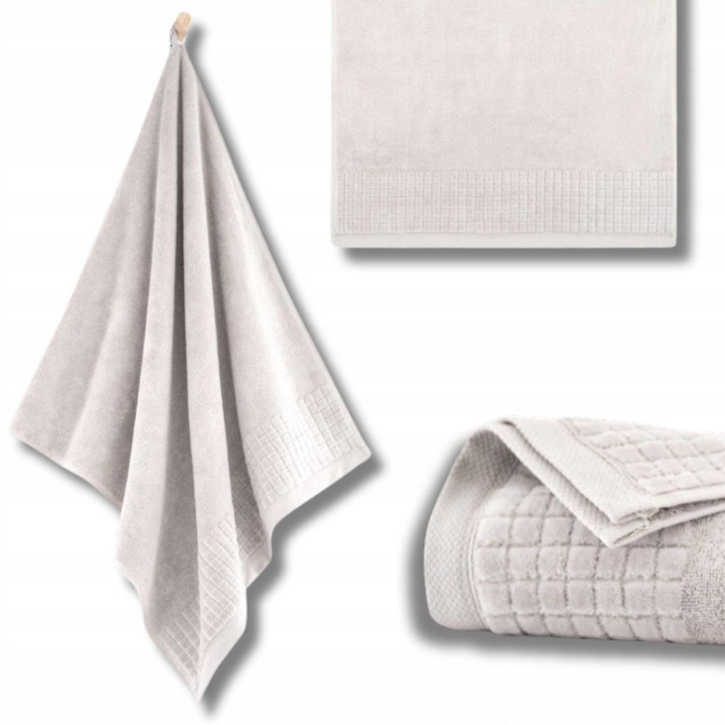 Handtuch - 100% Baumwolle - 500 g/m2 - 30x50 cm - Extra Saugfähig - Hellgrau - hohe Grammatur - PAULO3
