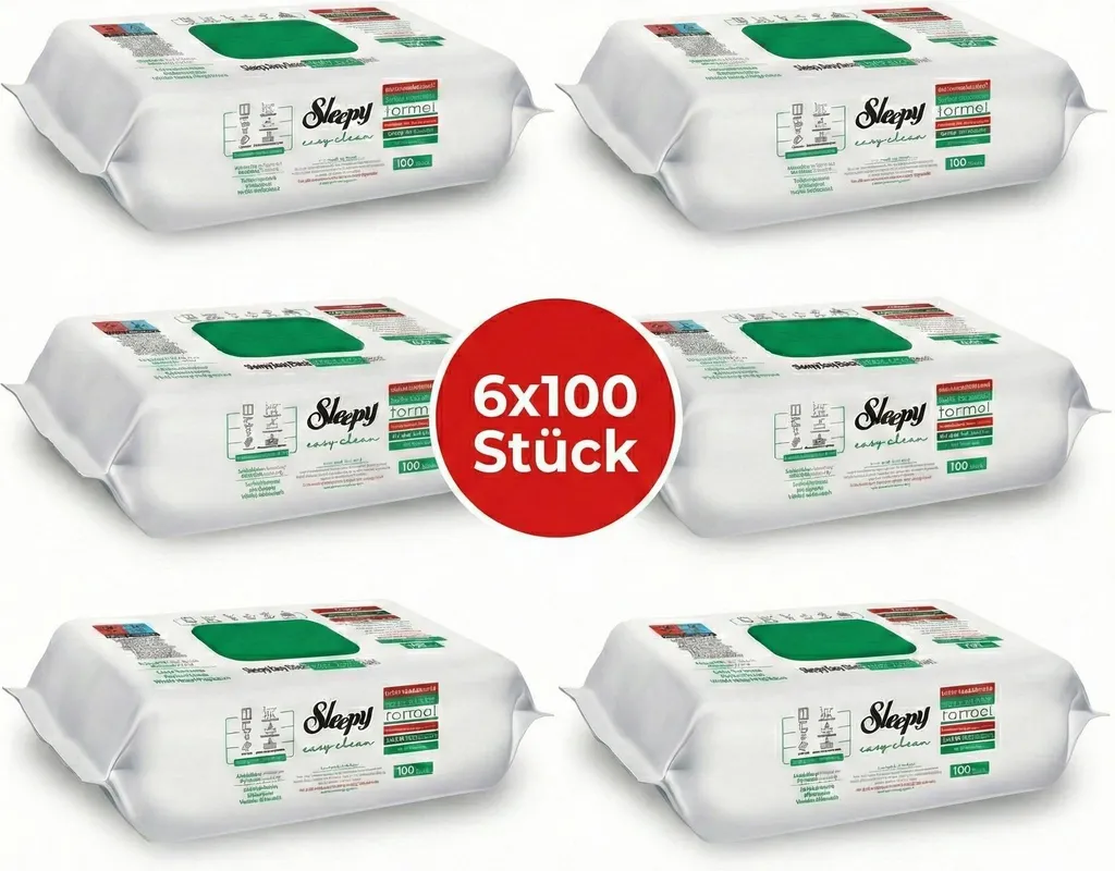 Sleepy Feuchtücher White Soap 6x100