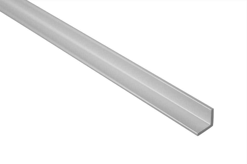 2 Meter | Winkelprofil | Alu | eloxiert | Ecke | Effector | B13 | silber