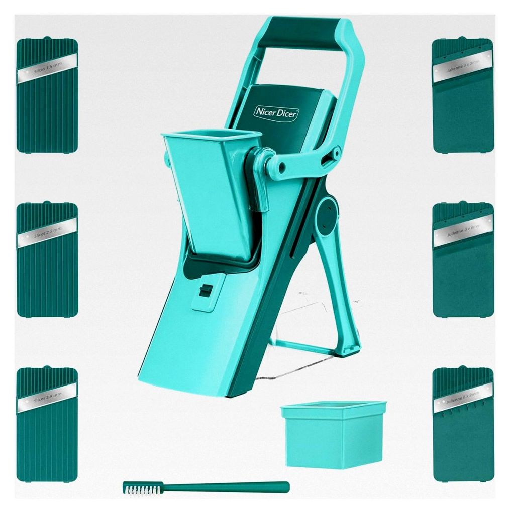 Gemüseschneider Nicer Dicer Mando 12tlg. mit 6 austauschbaren Klingen