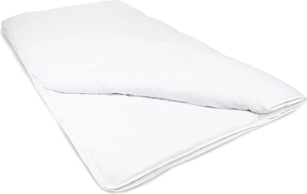 Couette Tempérée 200x200 Flowen Respirante pour Lit 2 Personnes Blanche
