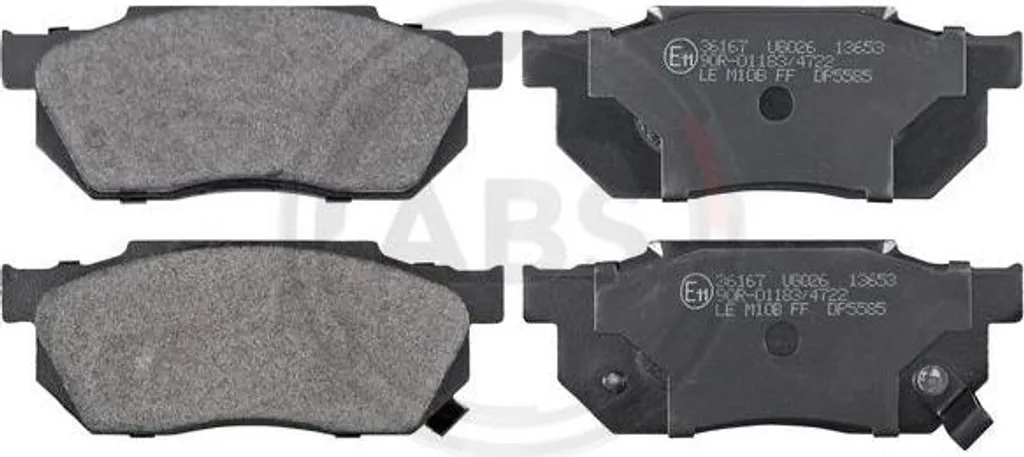 Plaquettes de Frein Avant pour Civic V - Kit A.B.S. 36167 Qualité OE