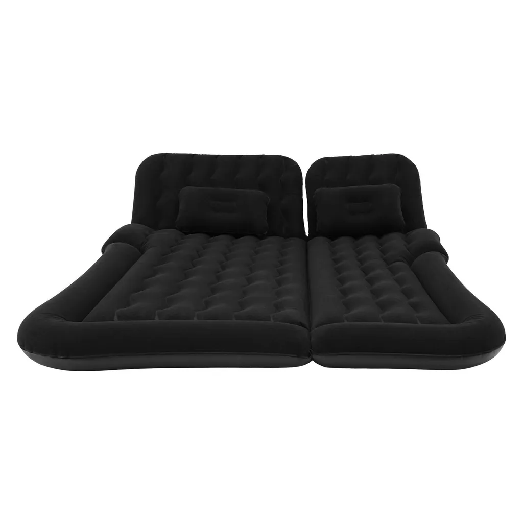 Matelas de voyage gonflable 190cm avec pompe et surface floquée douce