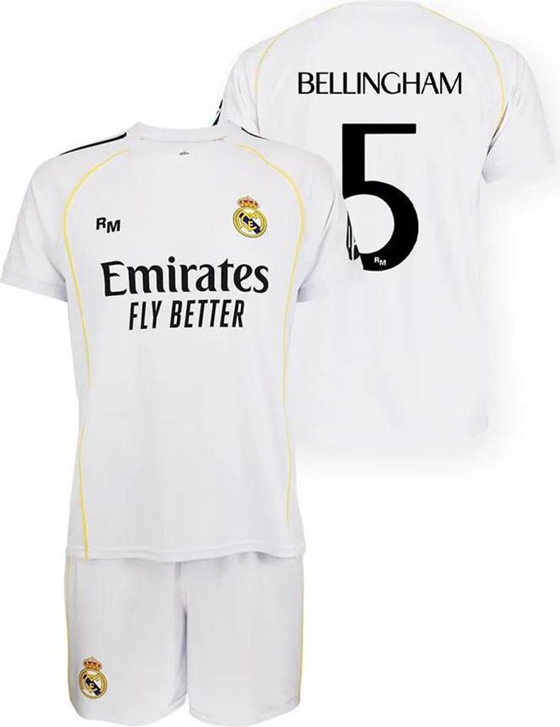 Real Madrid 25/26 Bellingham Heim Kurzarm-set Weiß 10 Years Produktbild 