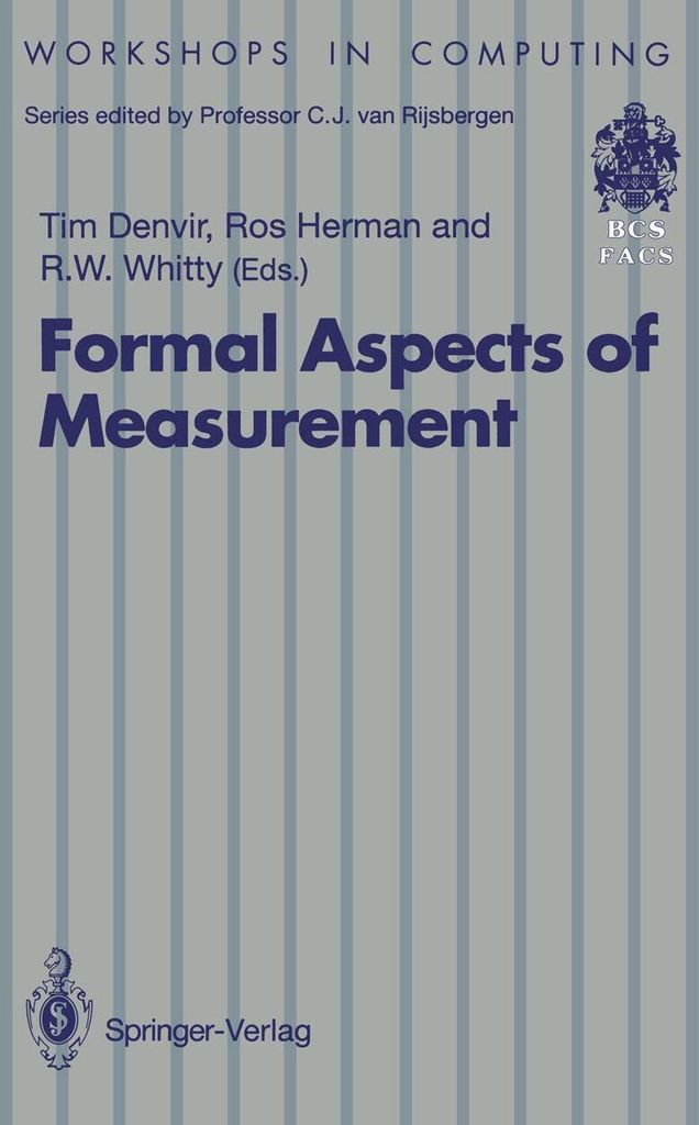 Formal Aspects of Measurement