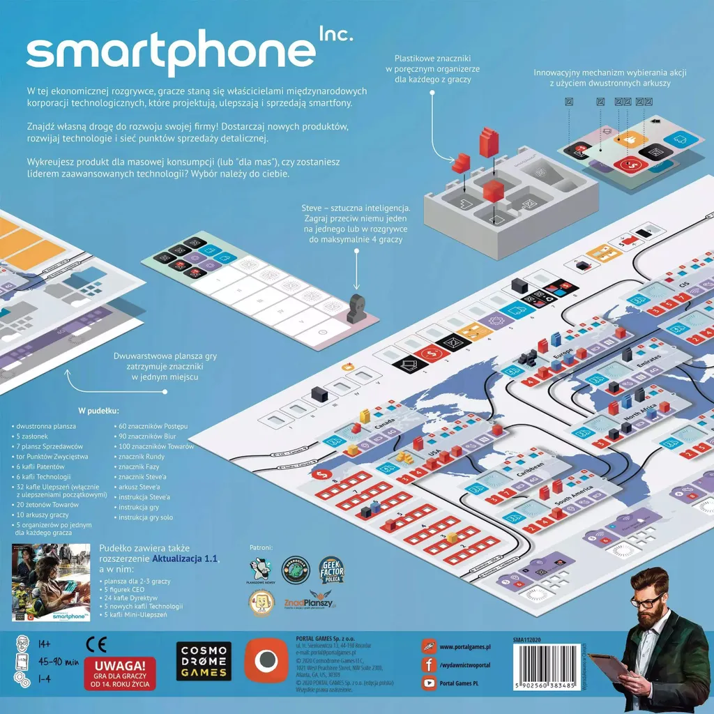 Smartphone Inc PORTAL - Téléphone idéal pour le télétravail et jeux
