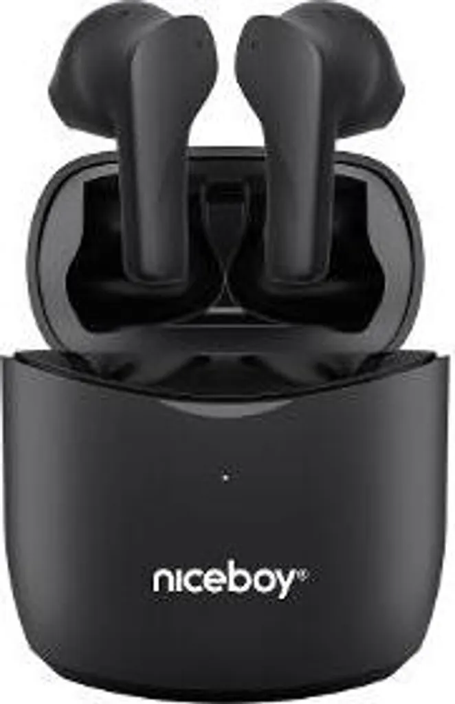 Casque d'écoute Niceboy HIVE Beans : Écouteurs sans Fil Bluetooth Noir