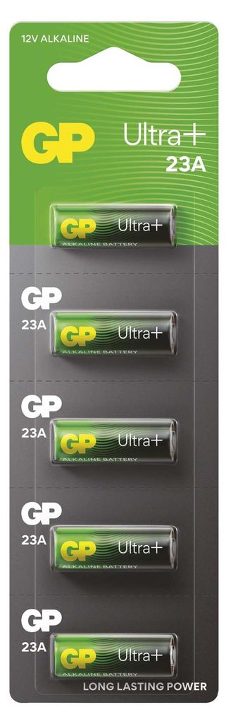 Alkalická speciální baterie GP 23AF (MN21, V23GA) 12 V, 5 ks