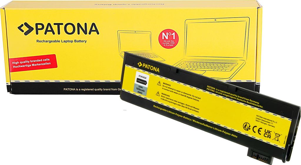 PATONA Akku Lenovo Thinkpad T570 Lenovo A475 01AV424
