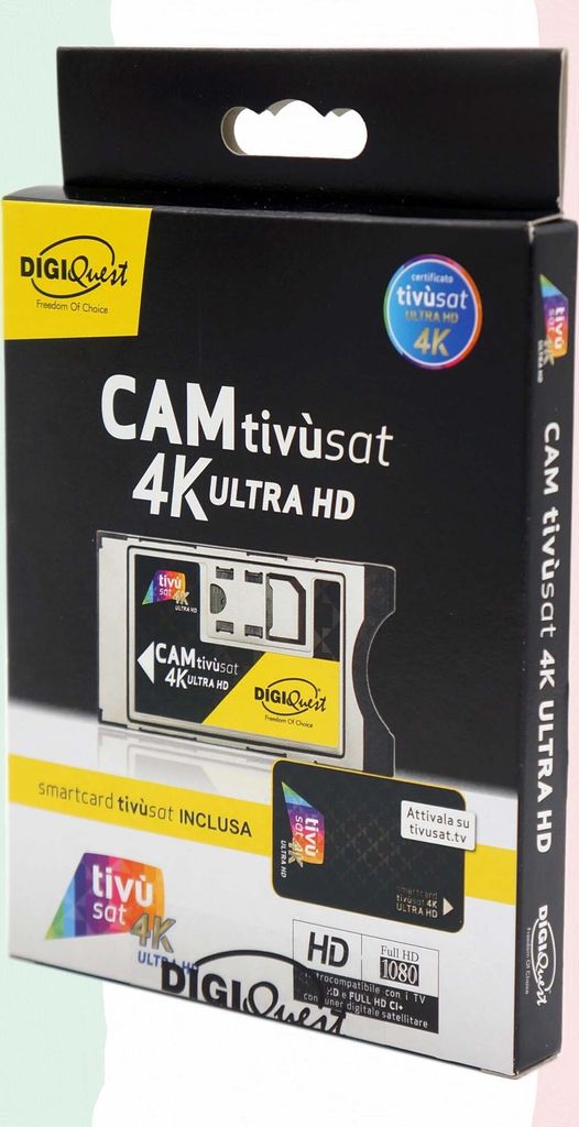 Digiquest Cam Tivùsat 4K Ultra HD modul podmieneného Obrázok produktu 8