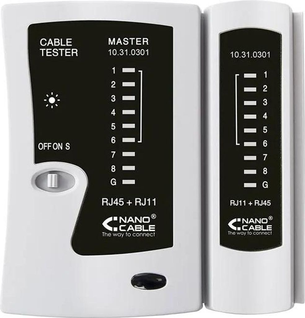 Netzwerk Tester Computer Netzwerk Tester RJ11 RJ12 RJ45 Nanocable