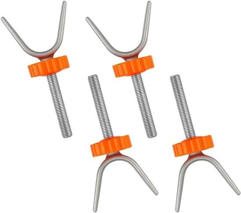 Réparer barrière de sécurité bébé : 4 vis filetées 10 mm orange sans trou