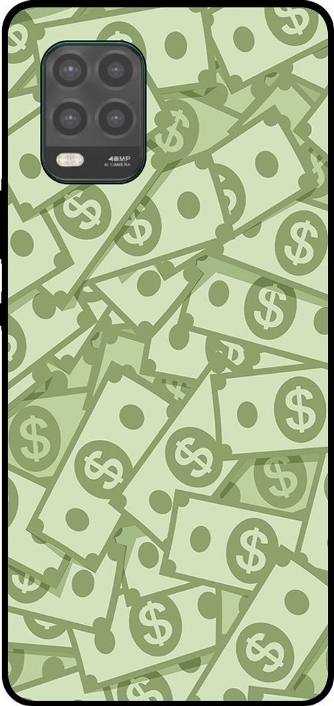 Smartphonica Telefon Fall geeignet für Xiaomi Mi 10 Lite mit Geld Impressum - TPU Backcover Fall mit Geld Design
