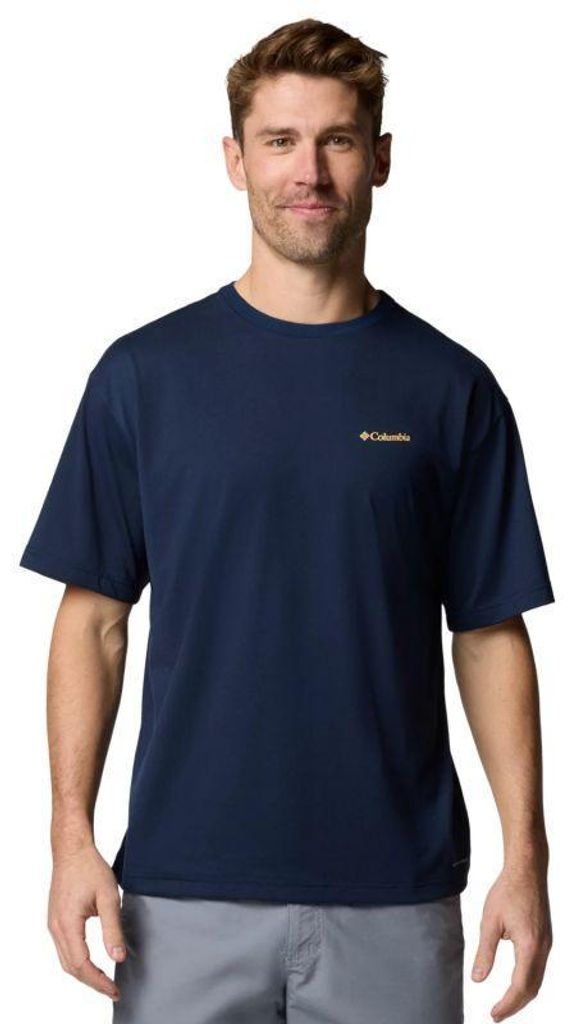 Columbia - "Cedar Trail" T-Shirt für Herren PP9249 (M) (Dunkles Marineblau)