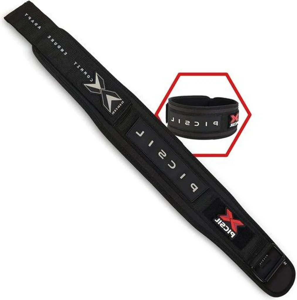 Ceinture de Musculation en Cuir avec Boucle à Levier Taille L/XL Gris
