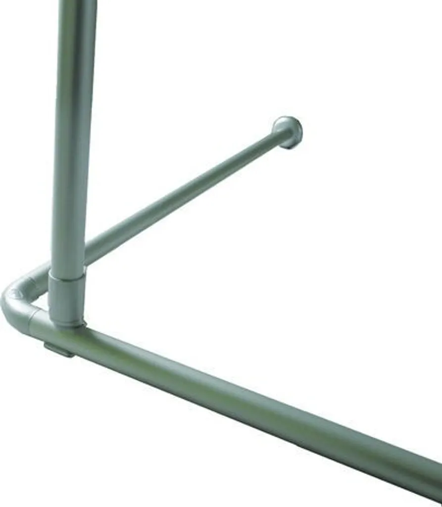 Supporto Soffitto Extra Lungo 120 cm per Binario Tenda Doccia