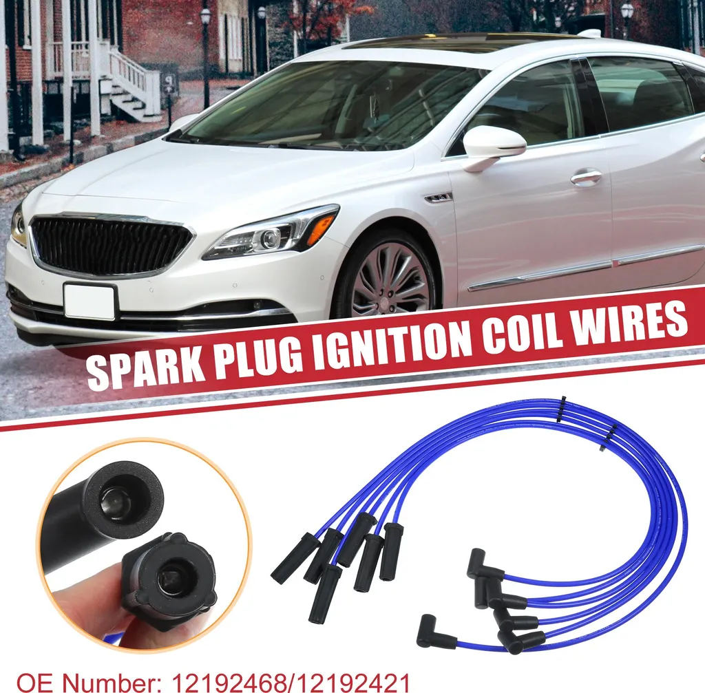 Kit 6 Fils de Bougies Chev Impala 3.8L 3.4L 3.1L Lumina Monte Carlo