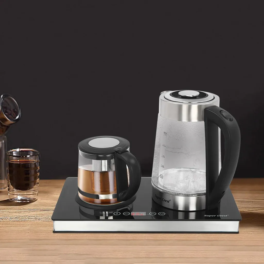 Théière 3,5 l avec écran tactile : large capacité et contrôle moderne