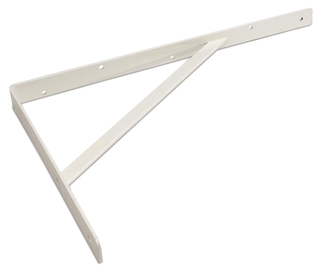 Regaltrager - Stahl - weis - 29 x 20 cm - 300 kg