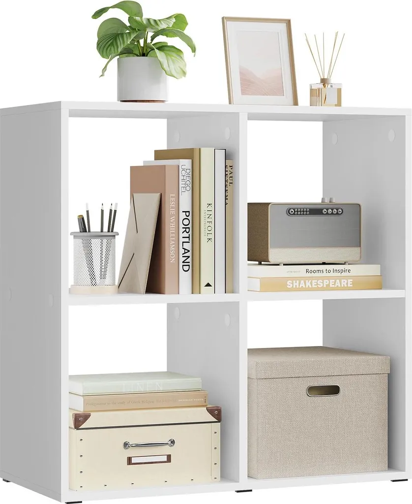 Étagère blanche stable et robuste pour organiser vos petits espaces 60cm