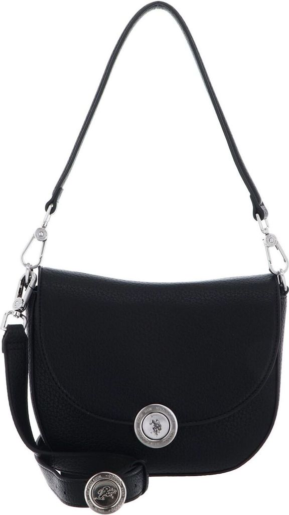 U.S. POLO ASSN. Umhängetasche Schultertasche Exotic Flap Crossbody Bag Black schwarz