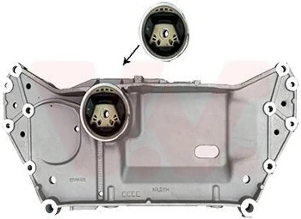 Châssis auxiliaire VAN WEZEL 5894690 renforcé pour VW GOLF VI