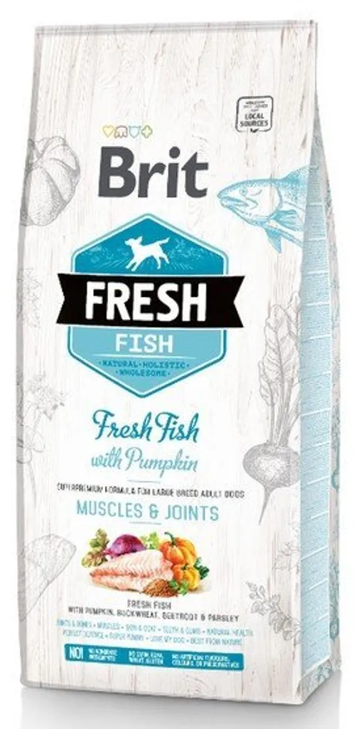 Brit Pesce fresco con zucca 2,5 kg Adulti Zucca, Pesce