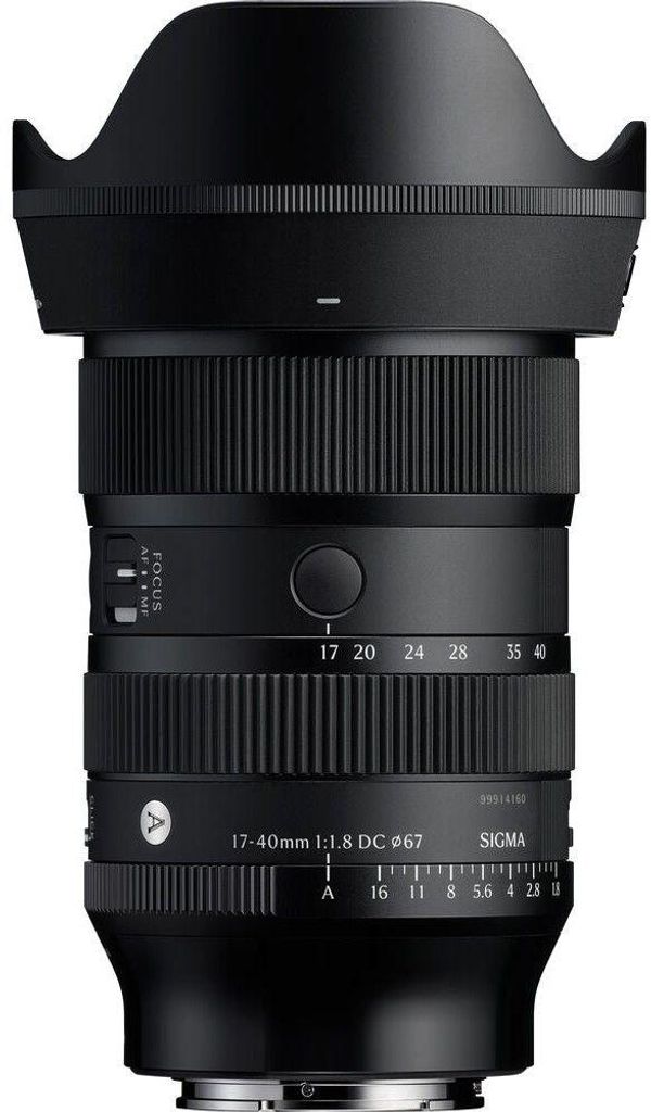 SIGMA 17-40mm f/1.8 DC ART Objektiv, kompatibel mit Sony E Produktbild 