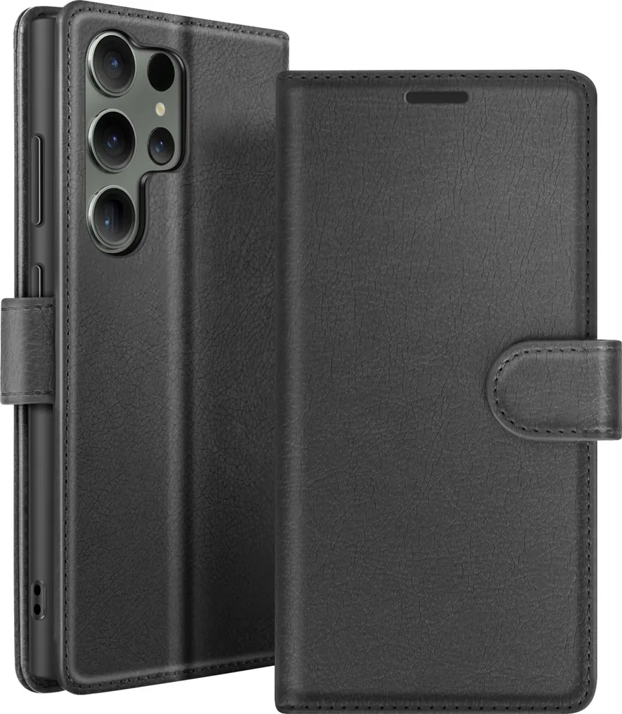 Cover Zanaé Galaxy S23 Ultra con Patta Magnetica - Look Portafoglio