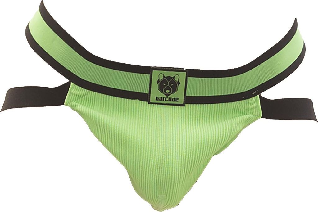 Barcode Berlin - Herren Unterwäsche - Jockstrap Yeni Neongreen - 1x Größe L