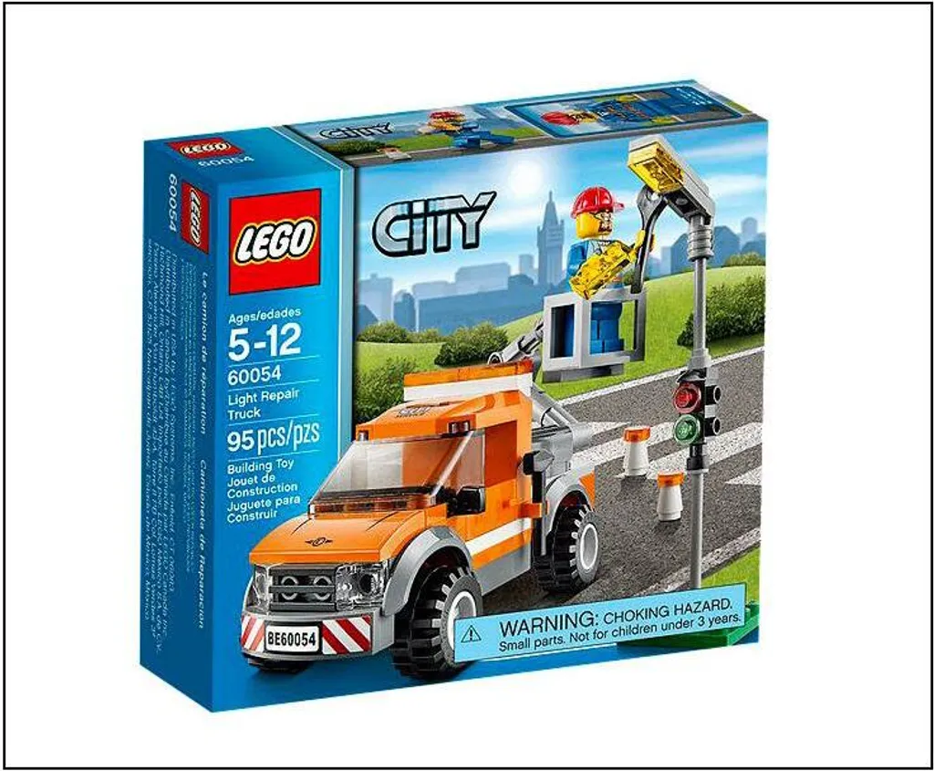 Camion de dépannage Lego 60054 avec treuil mobile et mécanicien