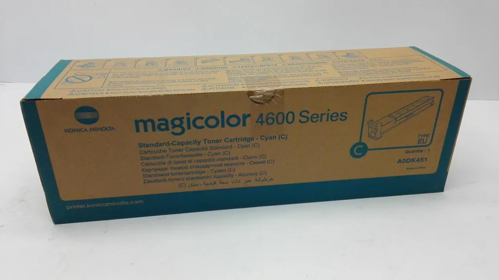 Toner Cyan Konica Minolta Magicolor 4600 A0DK451 d'origine - 3