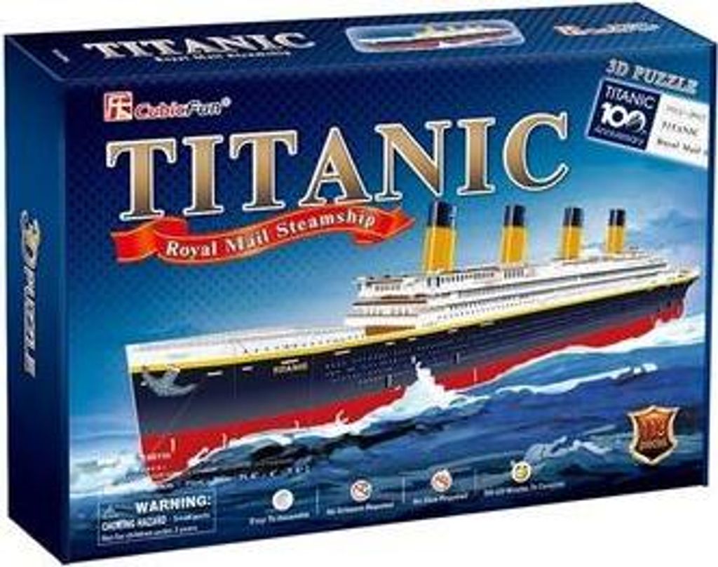 CUBICFUN - 3D Puzzle Titanic 113 Teile