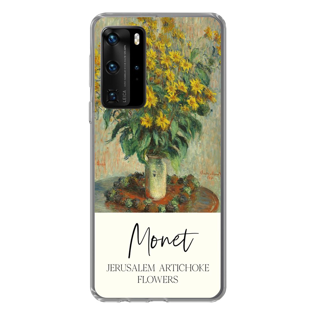 MuchoWow Handyhülle Schutzhülle Hülle für Huawei P40 Pro Alte Meister - Malerei - Monet Silikon Softcase Handy Hülle - Schutz