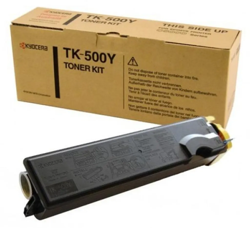 Toner Kyocera TK-500Y Jaune 370PD3KW - Haute Capacité et Fiabilité