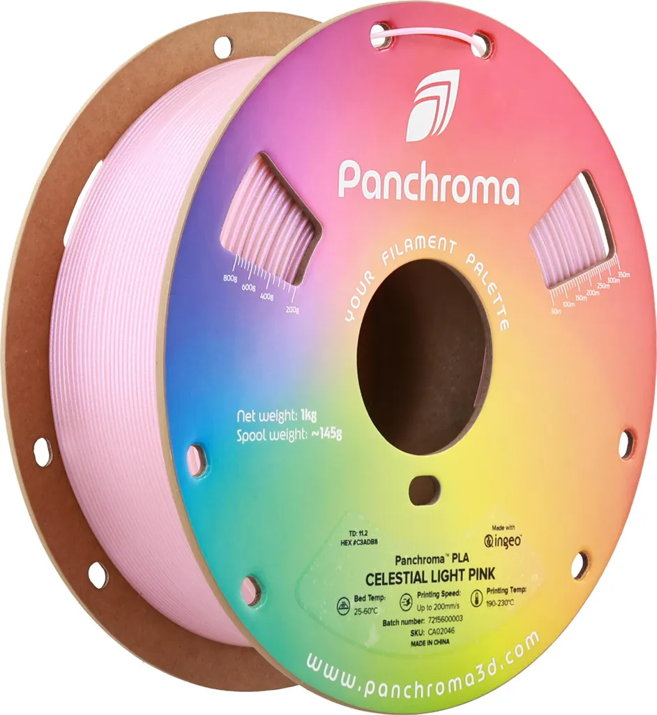 Évitez les Échecs d'Impression avec le PLA Panchroma™ 1.75mm Rose 1kg